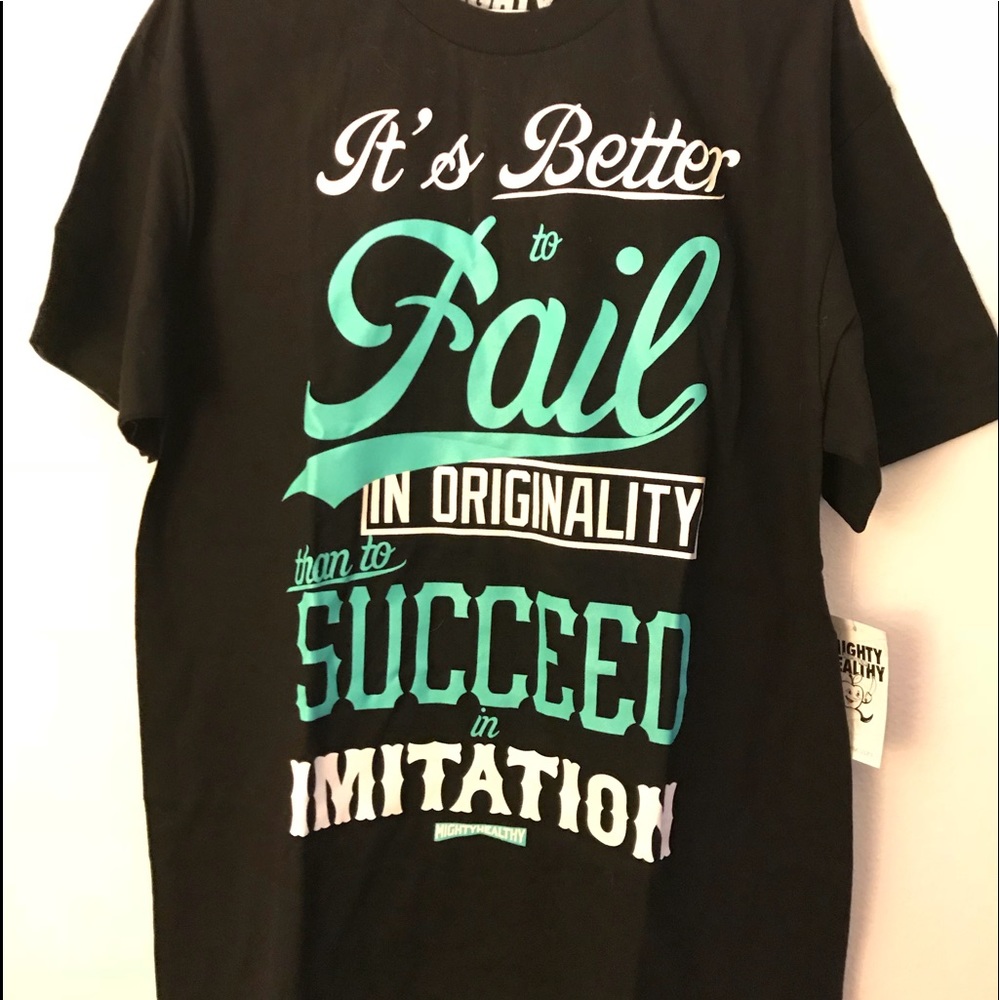 Black Mighty Healthy Men’s T-Shirt